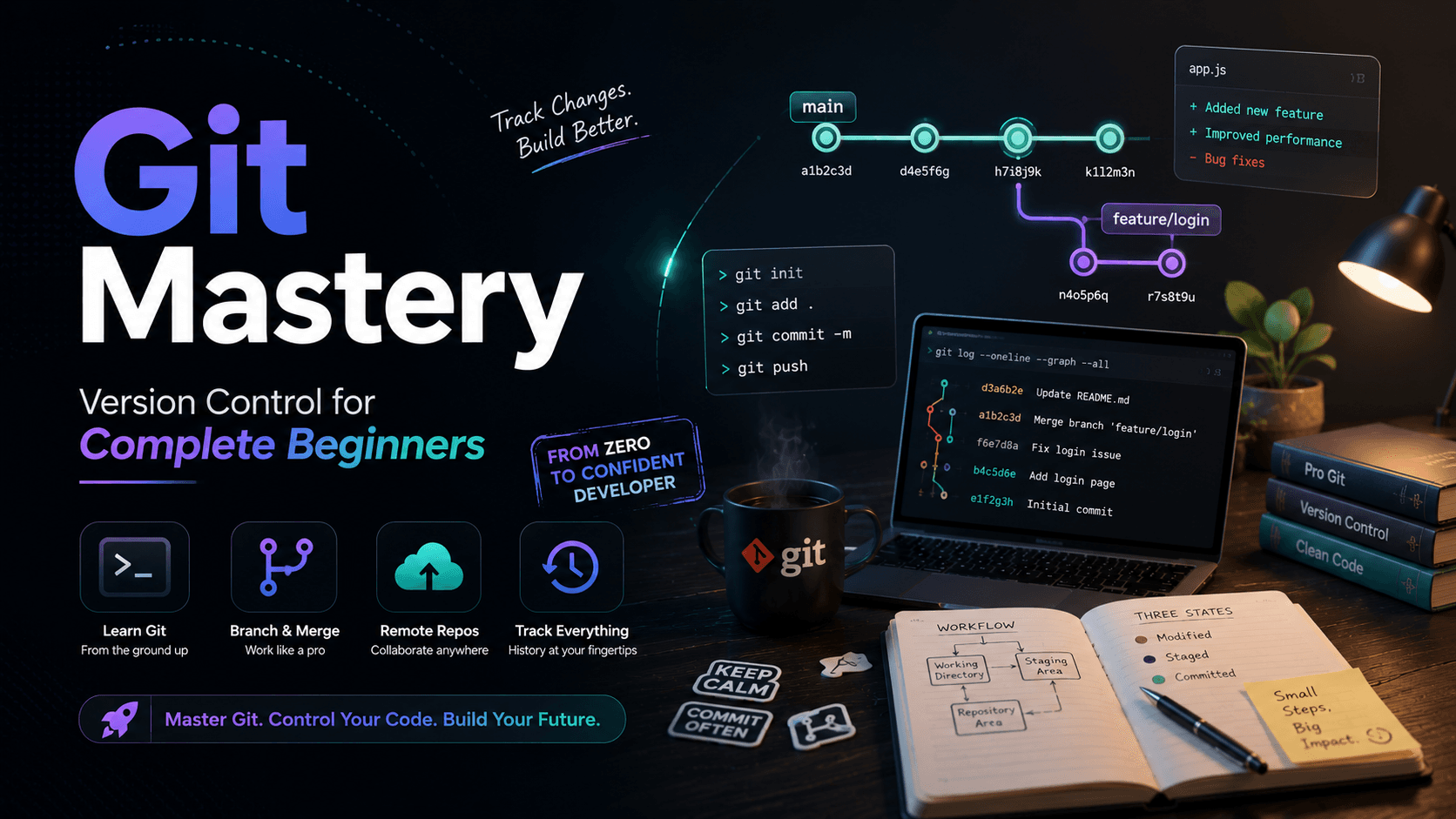 Git Mastery — Version Control for Complete Beginners